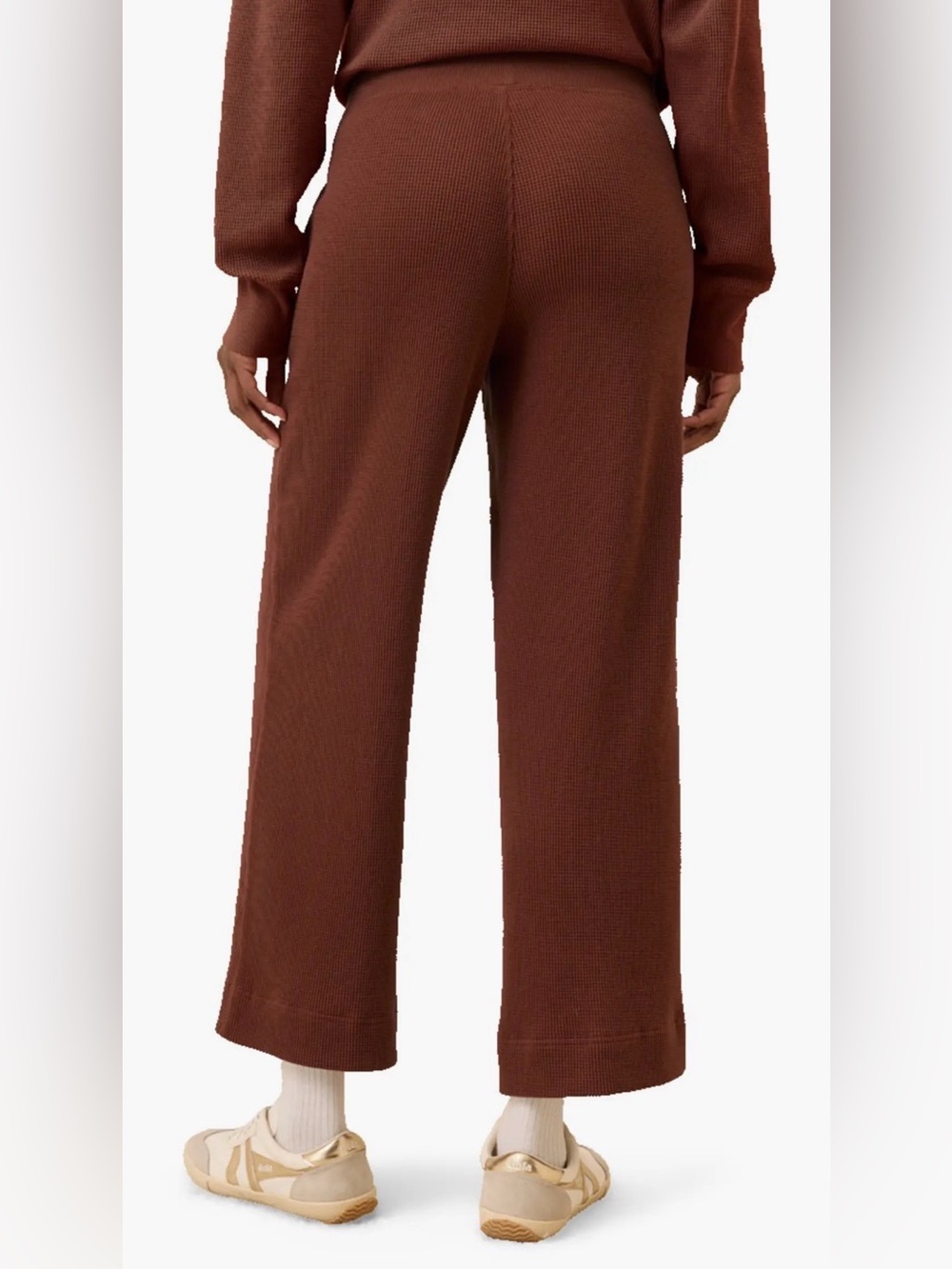 Pact Thermal Waffle Wide Leg Pant M